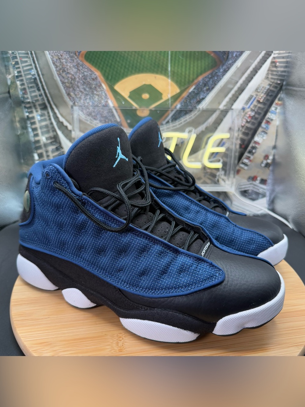 Nike Air Jordan 13 Retro “Brave Blue” Navy Blue/Black Men’s Size 10.5